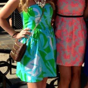 Lilly Pulitzer Strapless Dress Size 4